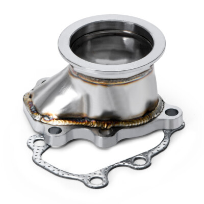 2.5'' 63mm V- band Clamp Flange Turbo Down Pipe Adapter Fit For T25 T28 GT25 GT28