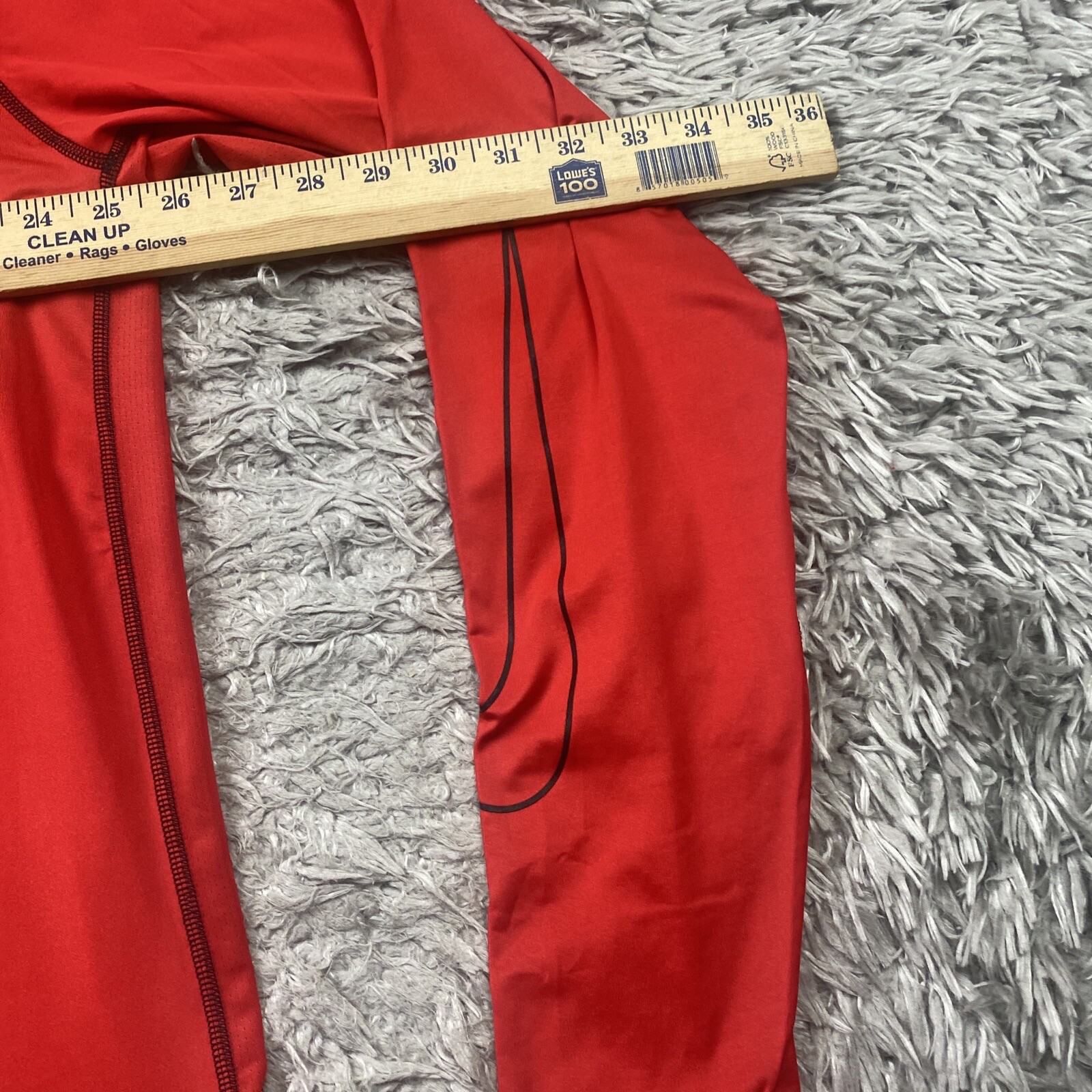 Men's Red Nike Pro Long Sleeve Dri Fit Slim Fit Tall Shirt Size 3XLTall DD1980 eBay