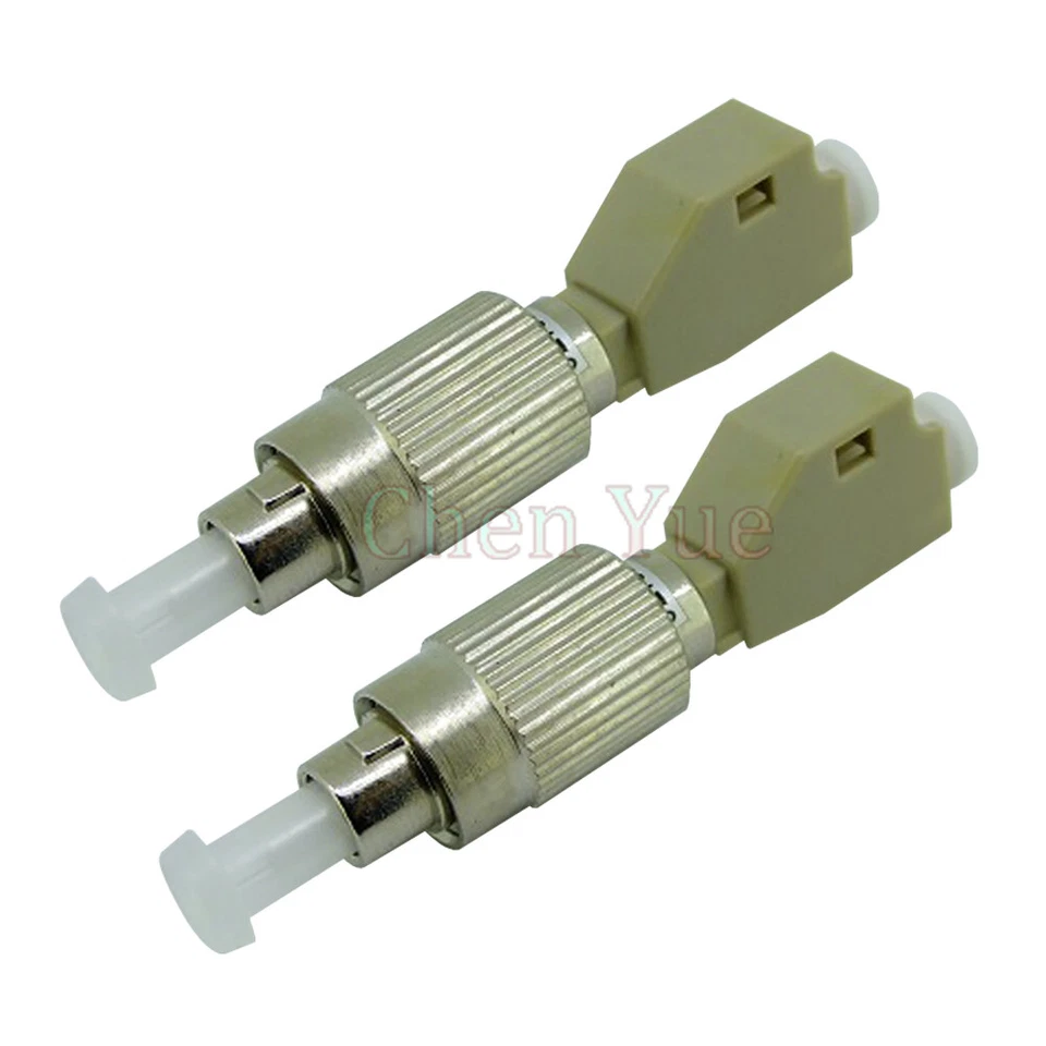 2pcs LC Female to FC Male Fiber Optic Hybrid Adapter MM 50/125  Fiber Connector - Image 3 of 4