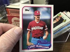 1989 Topps Traded Larry McWilliams Philadelphia Phillies #80T