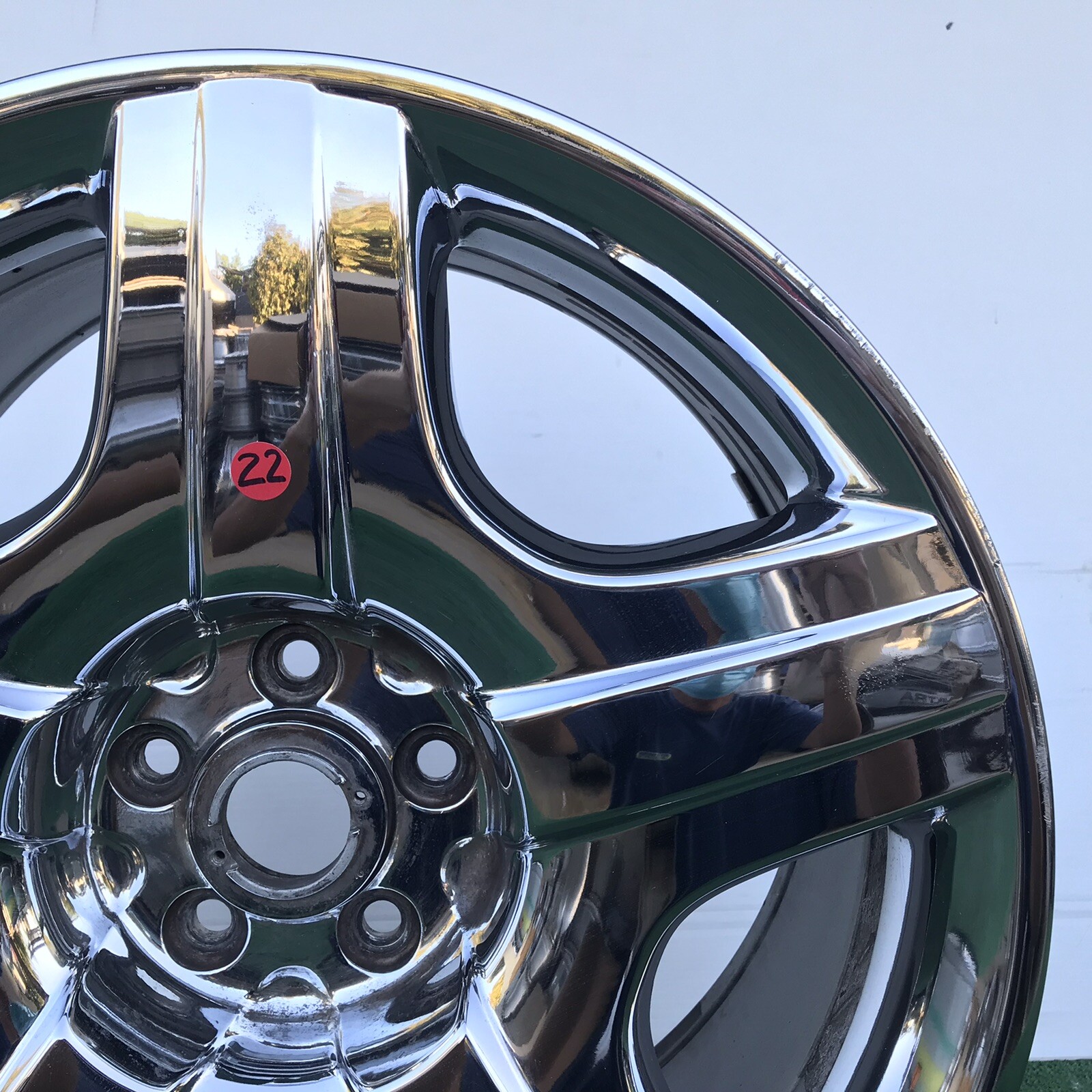 2005-08 BENTLEY CONTINENTAL GT 19" CHROME GENUINE FACTORY OEM WHEEL RIM NO CAP