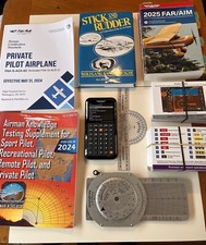 Private Pilot Exam Lot! CX3 Computer, Flash C...