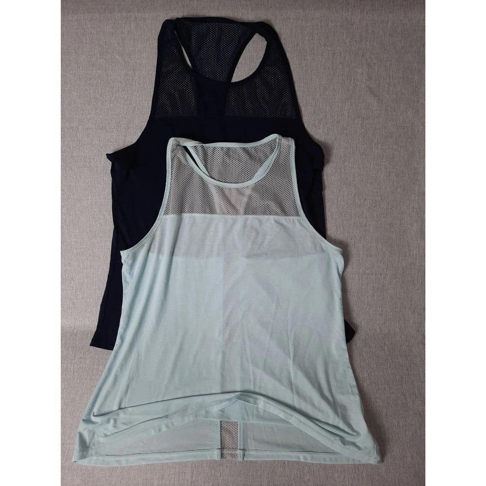 athleta active pullover stretch mesh lyocell blend tank-top