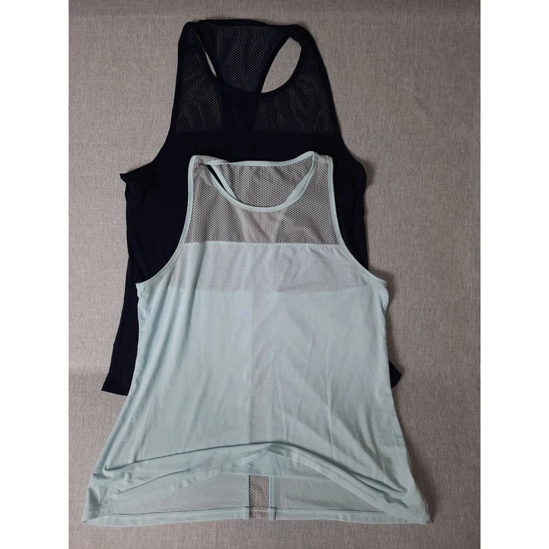 athleta active pullover stretch mesh lyocell blend tank-top