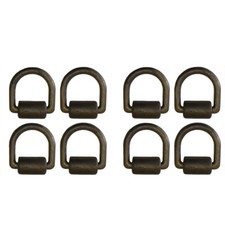 8 Black Weld On 1 D Ring W Brkt Clip Trailer Tow Truck Towing Chain Tie Down 8 Black Weld On 1 D Ring W Brkt Clip Trailer Tow Truck Towing Chain Tie Down