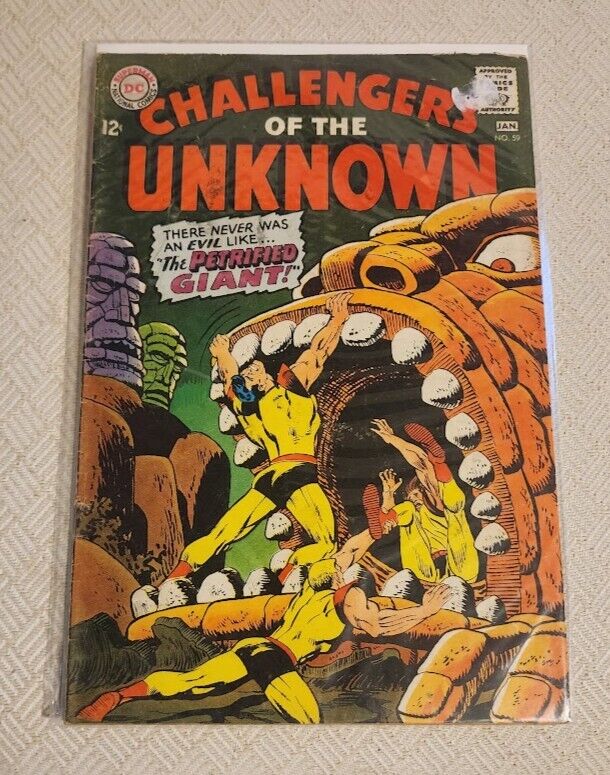 CHALLENGERS OF THE UNKNOWN #59 (DC Comics) January 1967 • Volume 1 • reader copy