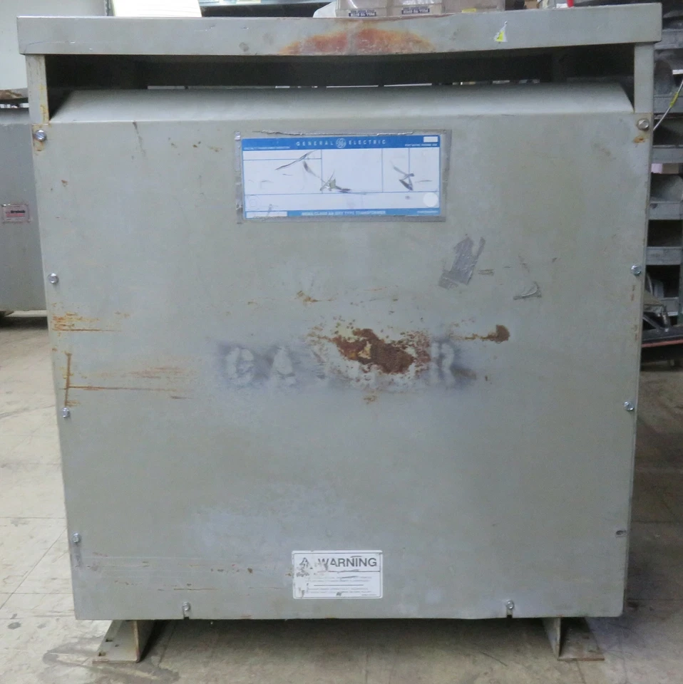 GE 75KVA TRANSFORMER 9T23B3874 480V 208/120V 3PH TYPE QL 1YEAR WARRANTY - Image 2 of 4