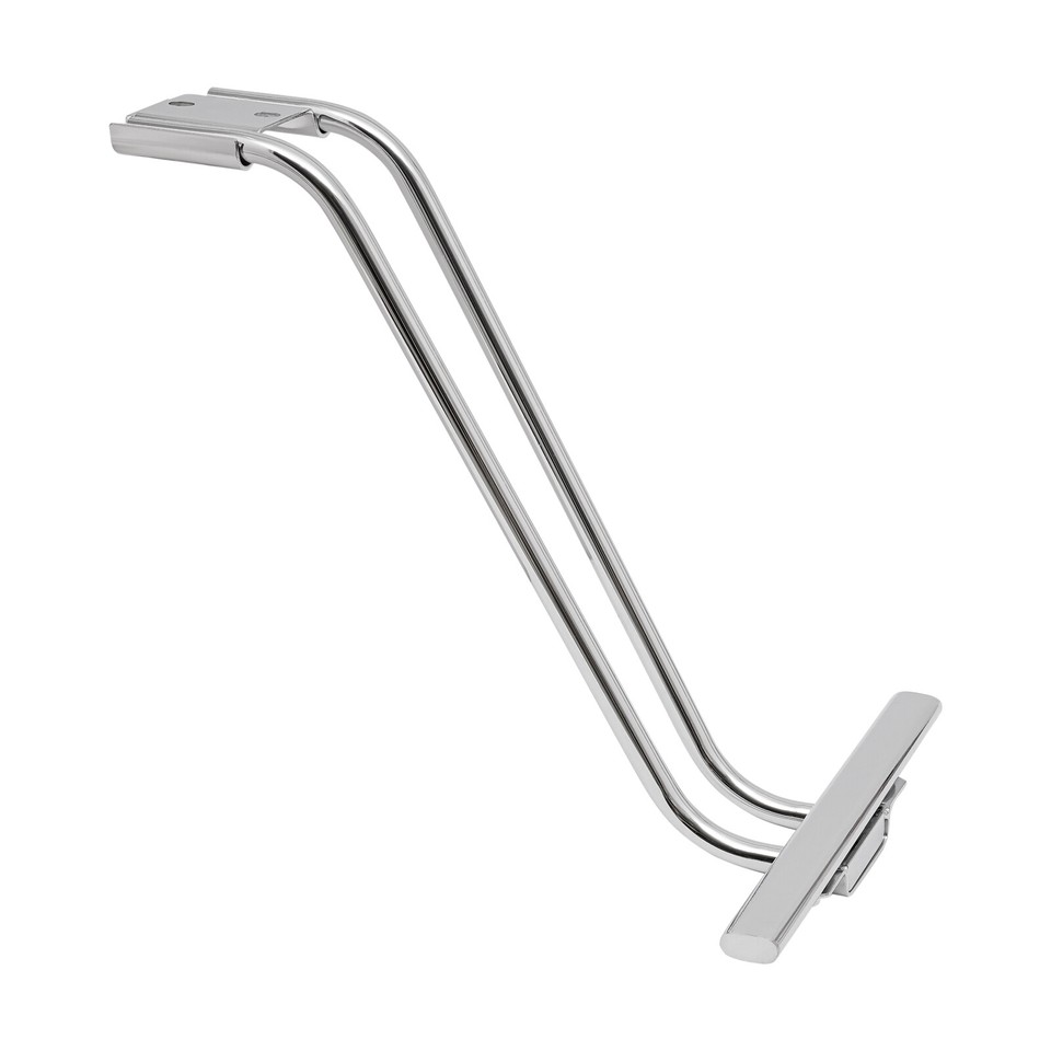 Adjustable Silver Salon Chair Footrest For Hydraulic Barber Chair