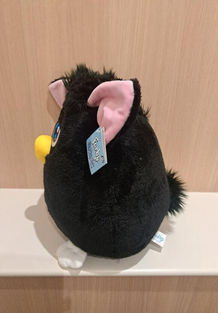 Furby Retro Furby Fluffy Plush Doll Stuffed Toy 35cm Black Taito