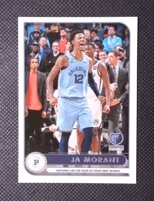JA MORANT 2022-23 Panini Hoops Panini Presents First 30-Piece #3 Grizzlies