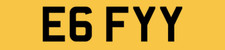 Effie Efie Fiona Number Plate Registration For Sale E6 Fyy Private Reg Efy Efi