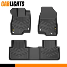 3pcs All Weather Floor Mats Set TPE Liners Fit For 2019-2024 Acura RDX