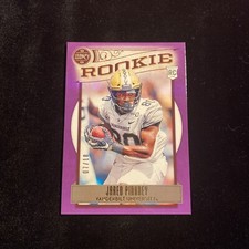 2020 Panini Legacy Football Jared Pinkney Purple 7/10 Vanderbilt 