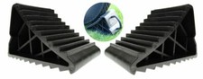 Hymer Swing 530 KZG 2004 Caravan Heavy Duty Wheel Chocks With Handle Pair