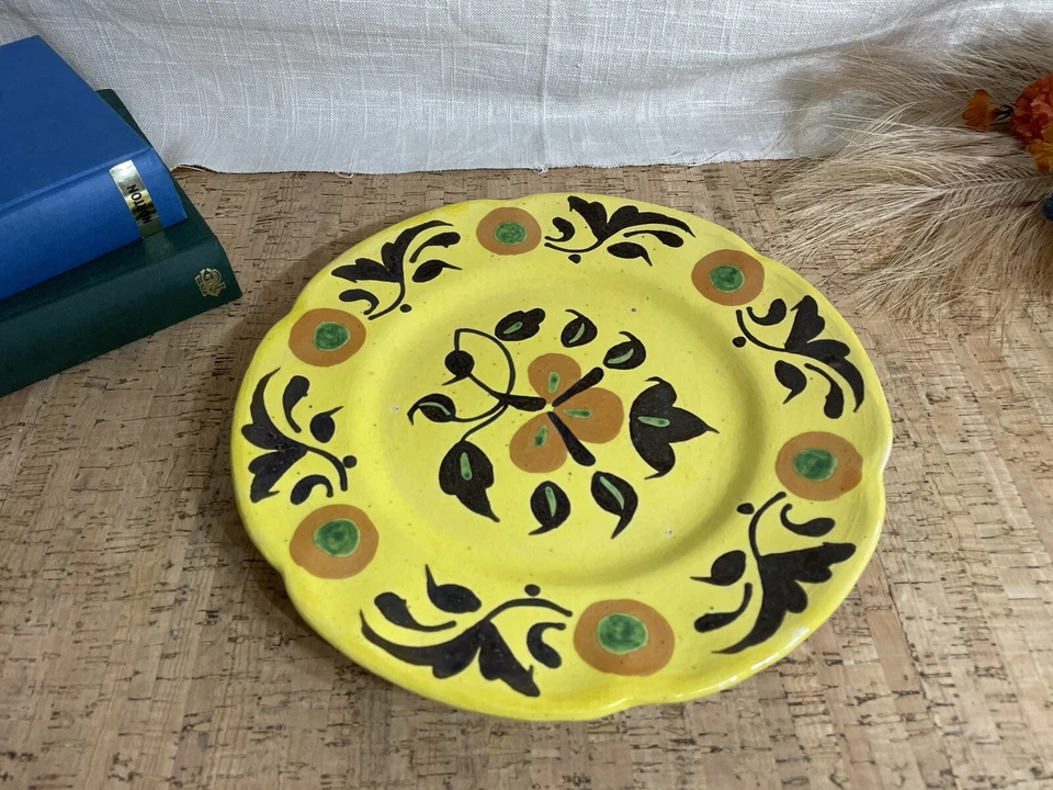 Earthenware Islamic Multan Sindh Pottery Dish Hand Painted Antique - Image 2 of 4