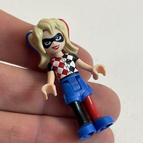 Lego Batman Harley Quinn minifigure 41231 DC Comics Super Hero Girls VGUC C16-3 