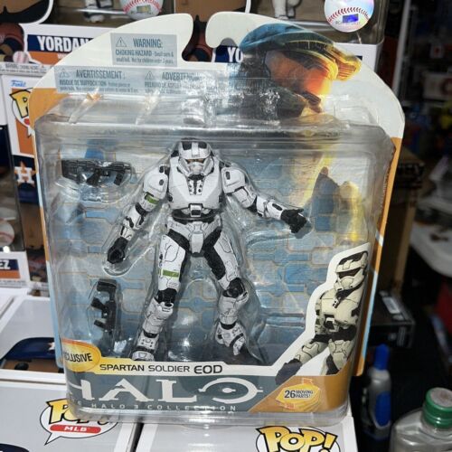 Halo 3 figure McFarlane Toys Spartan Soldier EOD Action Figure [White] exclusive - Picture 1 of 5