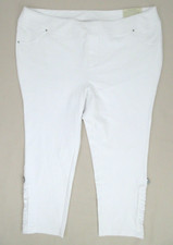 Soft Surroundings Shorewood Crop Leggings White Sz 2X 22W