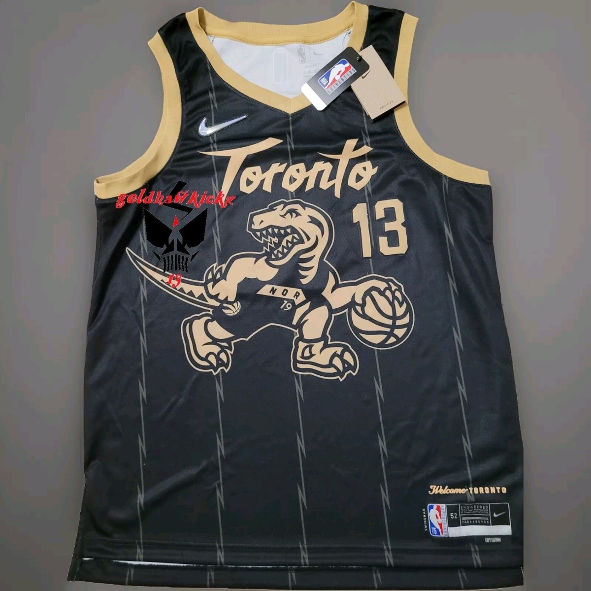 Nike Toronto Raptors Jersey CITY remix edition OVO we the north
