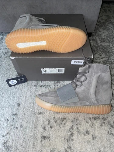 VNDS Adidas Yeezy Boost 750 Grey Glow Size 10 Pass As DS Original Box BB1840