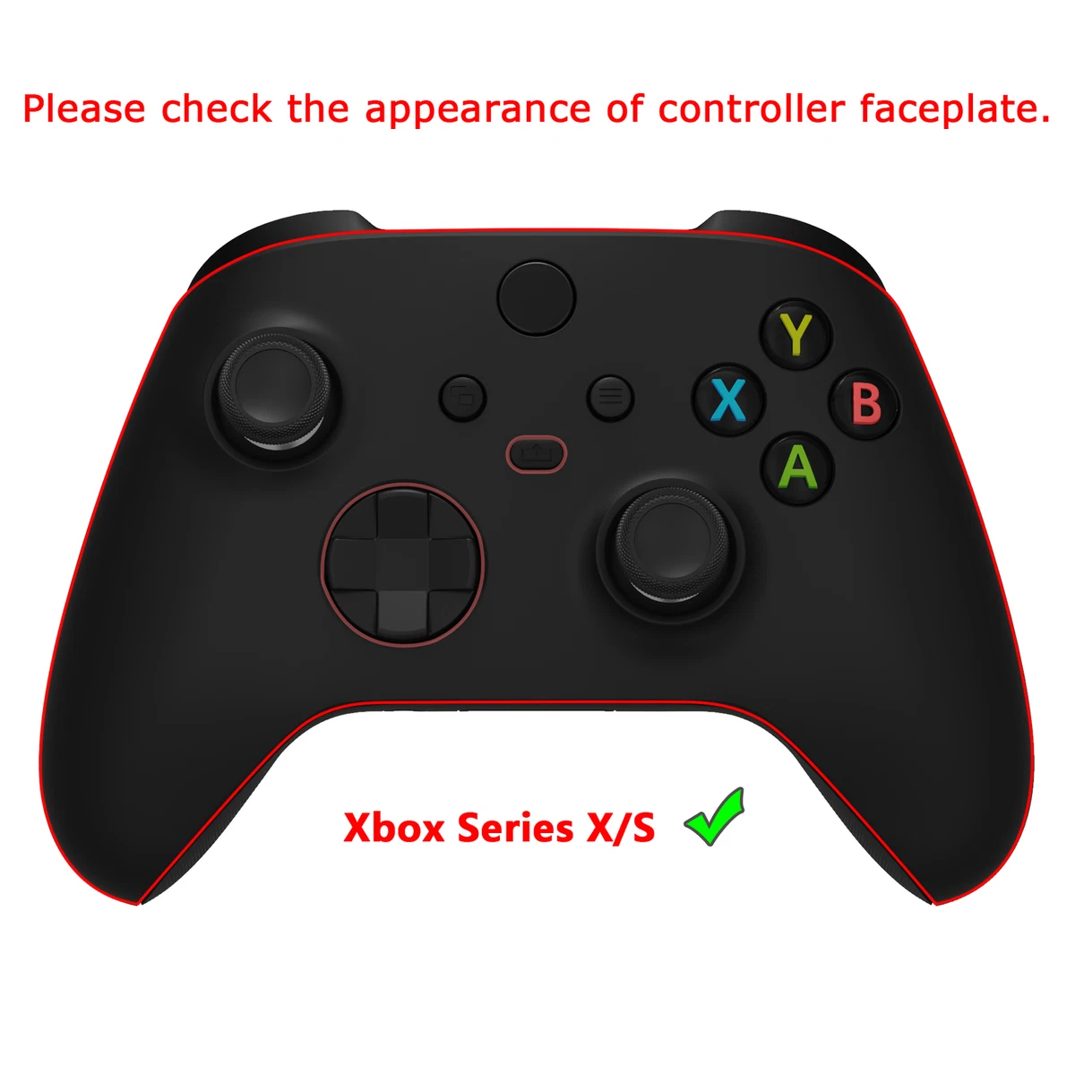 eXtremeRate Replacement Custom ABXY Action Buttons for Xbox Series