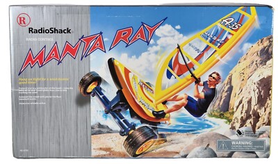 Vintage RadioShack Manta Ray RC Wind Surfer Board 7 Function NOS