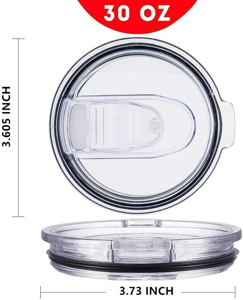 Tumbler Lids Spillproof 30 Oz,2 Replacement Lids for 30 Oz Stainless Steel Tu...