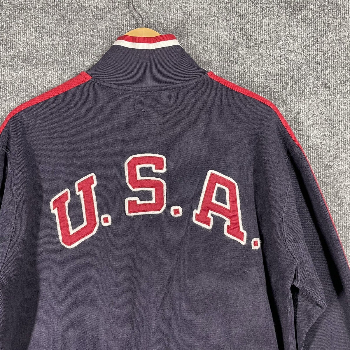 POLO RALPH LAUREN Team USA 2010 Vancouver Olympic 1/4 Zip Sweater