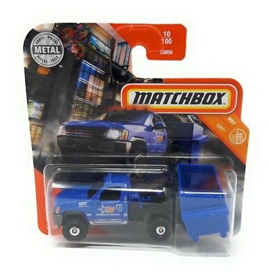 Matchbox MBX Superfast 2020 No 10 MBX Garbage Scout Pick Up Short Blister Karte