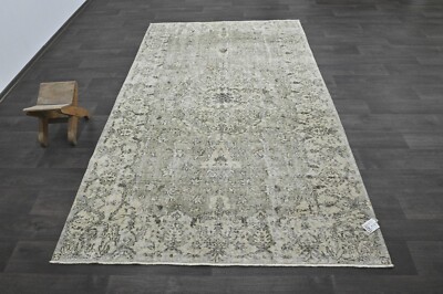 Oushak Türkisch Vintage Teppich 5x9 Kelim Rug Anatolisch Handarbeit Boho Deko...