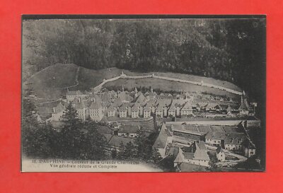 Le Couvent De La Grande Chartreuse (J9909) Postkarte Schwarzweiß Isère 38