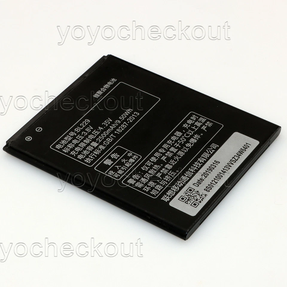 Para Lenovo A8 A808T A806 Batería BL229 Herramienta de Repuesto EE. UU. Foto 4 de 4