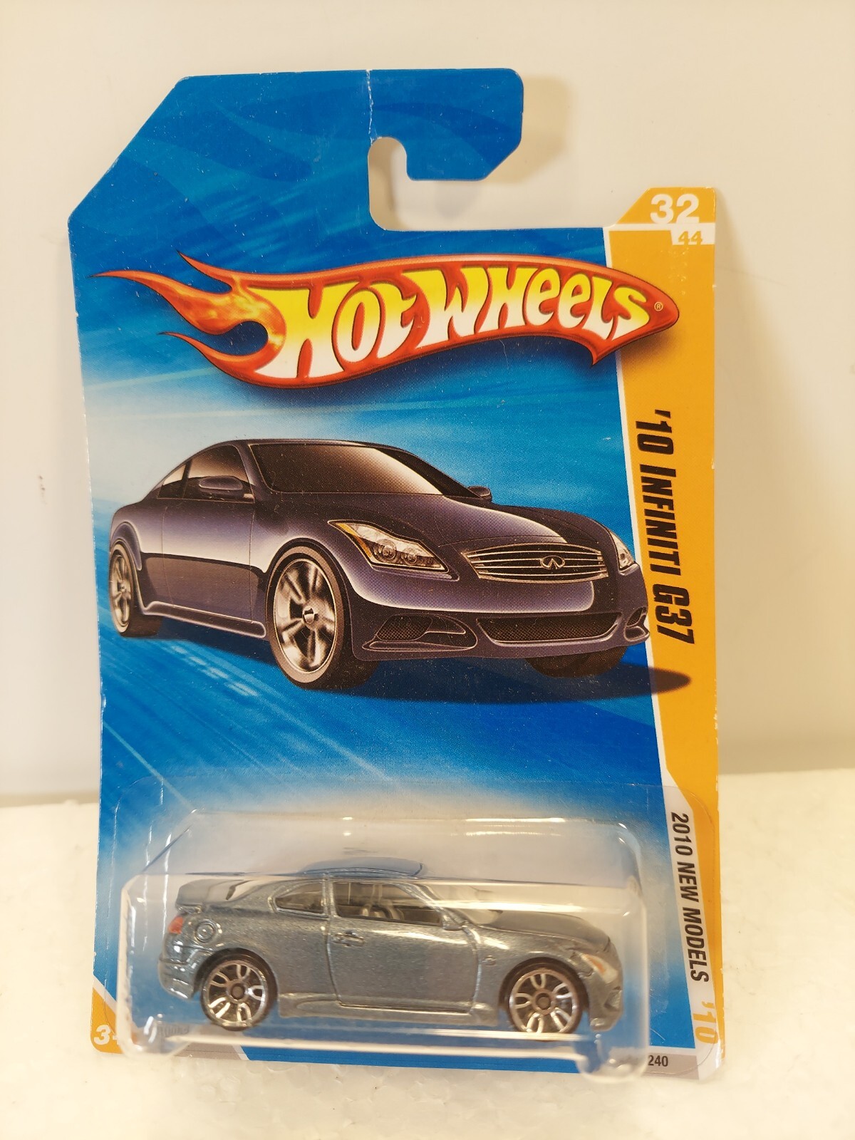 Hot Wheels 2010 New Models 32/44 INFINITI G37 Blue/Grey 