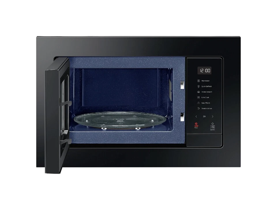 SAMSUNG Mikrowelle 23 Liter Schwarzglas, Touch Bedienung, Kindersicherung 49 cm - Bild 3 von 4