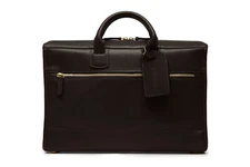 New KORCHMAR Z1223 LUX Sawyer Leather Compact Bag Briefcase $625