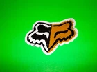 FOX RACING MOTOCROSS QUAD ATV BMX SKATEBOARD BROWN & BLACK TRACER DECAL STICKER