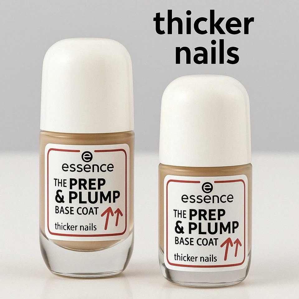 Essence Prep & Plump Base Coat 2x 8ml NEU & OVP – für dickere Nägel