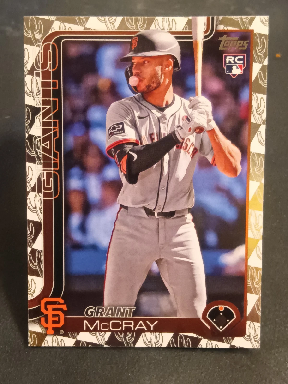 2025 Topps Series 1 #213 Grant McCray (RC) 🌵Spring Training Foil🌵SF Giants