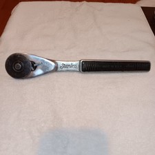 Vintage Craftsman 12 Drive Stainless Steel 43763 Ratchet Socket Wrench Tool