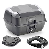 Kappa K45N Bauletto Monolock + Yamaha MT-10 1000 Piastra 2024 2025 45LT Schwarz