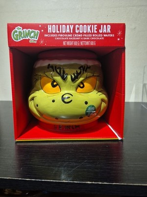Dr. Seuss The Grinch Holiday Keksdose Pirouline Crem gefüllt gerollte Oblaten (F5)