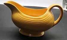 Fiesta Fiestaware Yellow Sauce Boat Gravy Pitcher Vintage Retro MCM Pottery