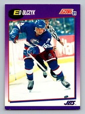 #60 1991-92 Score Ed Olczyk Winnipeg Jets