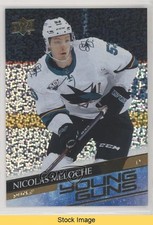 2020 Upper Deck Young Guns Speckled Rainbow Foil Nicolas Meloche #463 READ 10v6