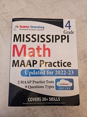 Mississippi Academic Assessment Program Test Prep 4th Grade Math Practice 2022/3