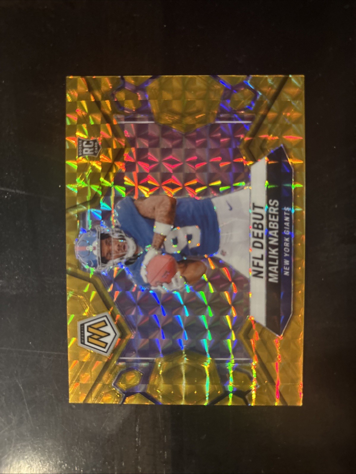 2024 Mosaic MALIK NABERS NFL Debut No Huddle Gold /10 (RC)