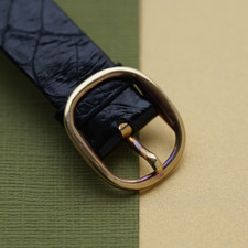 Patek Philippe Golden Ellipse 3844 “TV Screen” Champagne 18k Yellow Gold 1970s 8