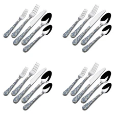 Dolly Parton Jewel Mosaic Stainless Steel 20pc. Flatware Set (Service for Four)