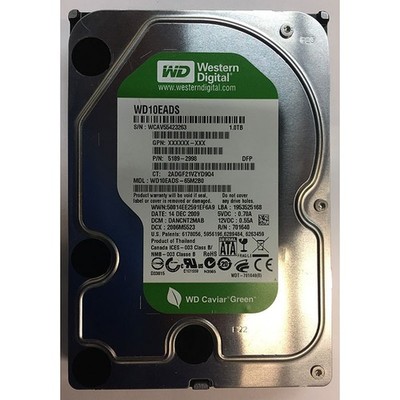 Western Digital WD10EADS Caviar Green 1Tb SATA-3Gbps 3.5-Inch Hard Drive HDD