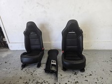 2015 Chevy Corvette Z06 C7 Front Bucket Seats Wconsole Black Leather Wpwrheat